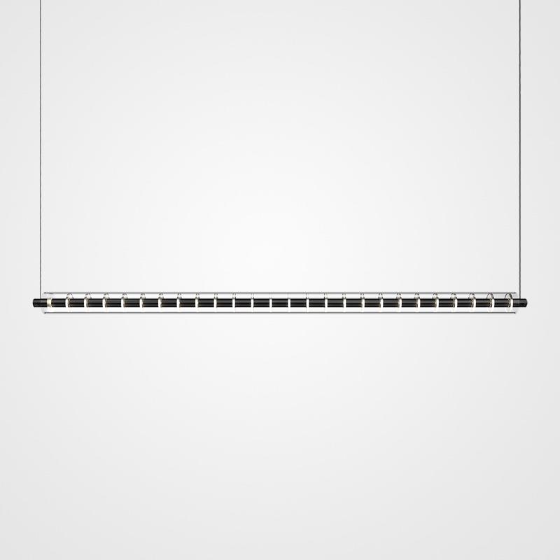 极简长条岛台餐厅办公室轻奢吧台书房美式装饰一字型设计师吊灯