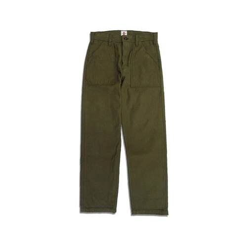 武士日本休闲长裤橄榄绿