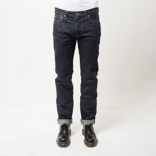 日本Samurai Jeans武士S713VXII 17oz原色重磅修身锥形牛仔裤