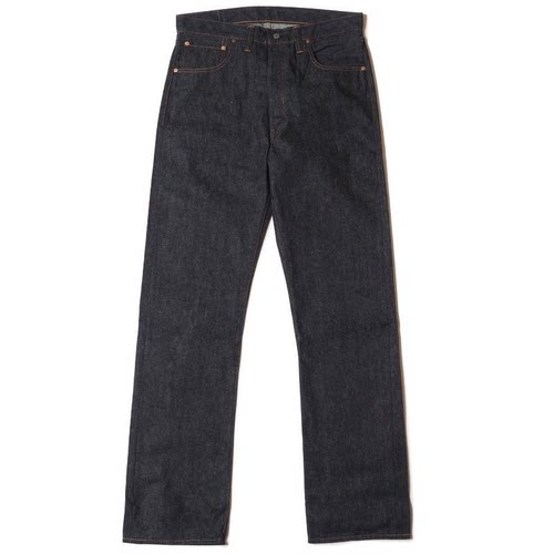 Denimio日本Denime新款棕色棉混纺220XX高腰1947裤型直筒牛仔裤