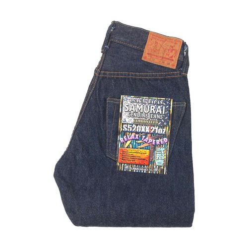 日本samuraijeans武士牛仔长裤