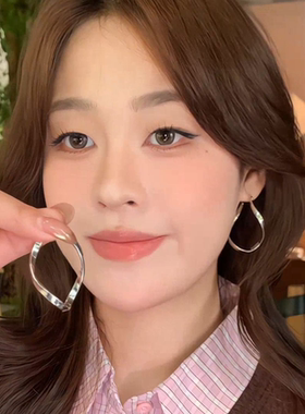 ZHENWEI/甄薇  不规则线条耳扣女简约时尚潮流耳饰小众个性高级感