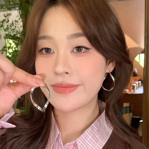 不规则线条耳扣女简约时尚