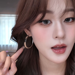 ZHENWEI/甄薇 豹纹耳环女气质御姐轻奢时尚酷飒小众高级感耳饰女