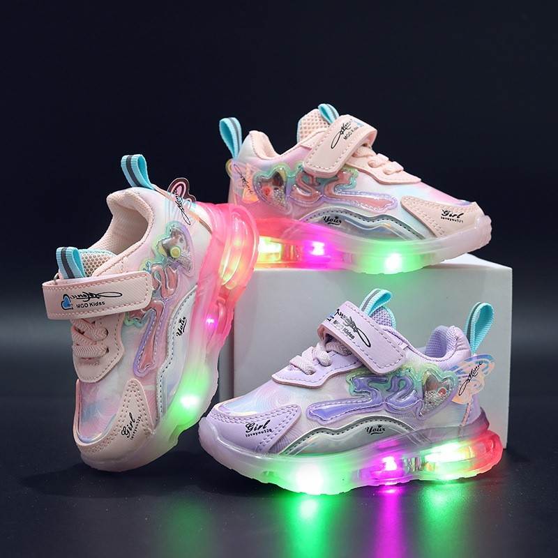 Led light Girls Boy boys Girl Baby Sneakers Shoes For Kids