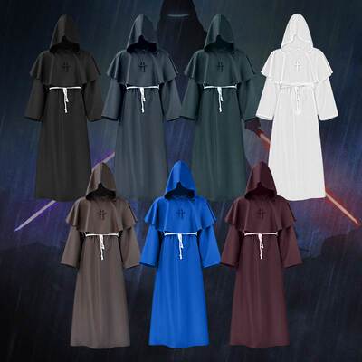 monk robe, Halloween costume, wizard robe万圣节服装披肩