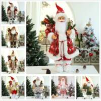40 Style Christmas Doll 30CM Santa Claus Elk Snowman New Yea