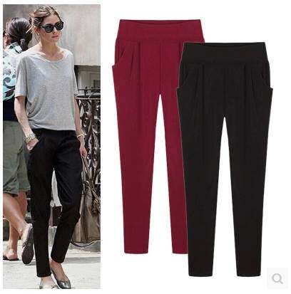 Women big plus size XXXXXXL casual pants 大码女裤宽松哈伦裤