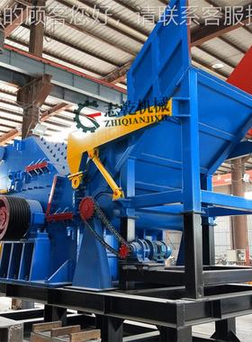 废铁回收破碎设备 大型1w8000废钢破碎机 45OAAk报废破碎车生产线
