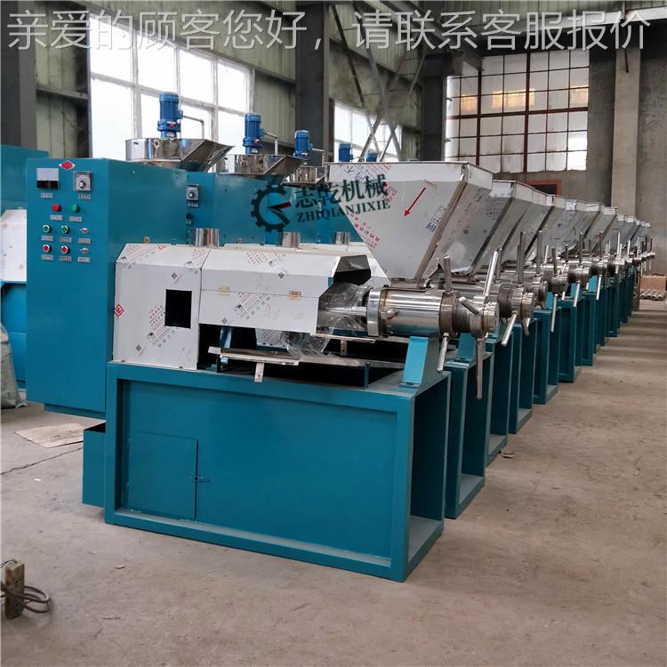 1两00 型螺旋榨油机油房花生菜榨籽炸油机 ORE生榨熟榨冷热用榨油