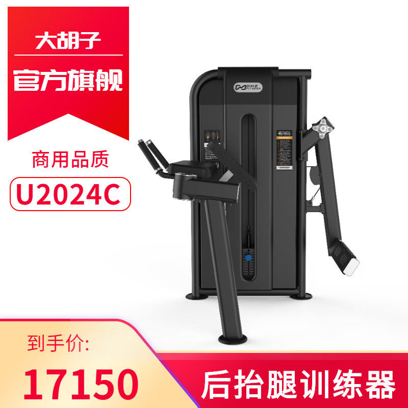 DHZ厂家直销大胡子运动健身器材U2024C 后抬腿训练器单位家用商用