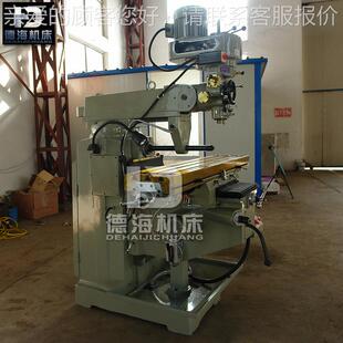 家销售用数显显铣床 台湾5号炮塔厂铣床 两三轴数5HW*3 送货上门