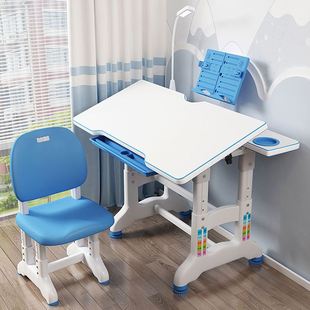 儿童学习桌厂家现货小学生写字台学生书桌可升降家用作业桌椅套装