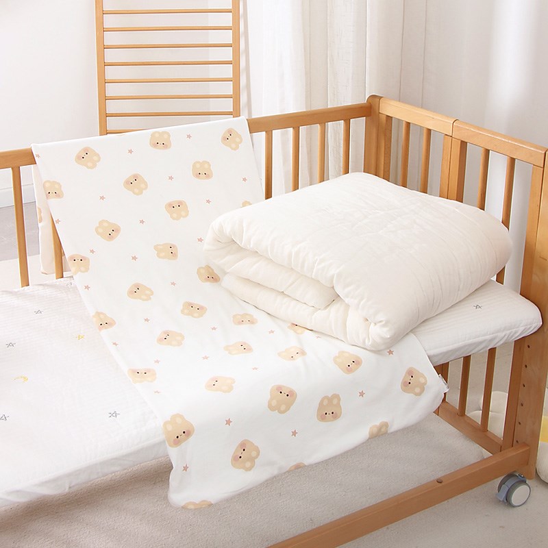 婴儿被套纯棉针织a类宝宝棉花被子盖毯幼儿园儿童被X罩单件可定制