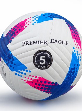 足球2023-2024新款英超成人学生儿童4#5号颗粒PUR白色黄色订制LOG