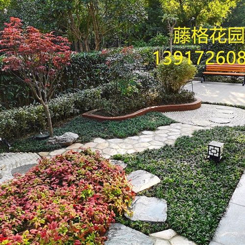 花园庭院别墅景观建造硬化铺设鹅卵石小路径假山锦鲤鱼池设计施工