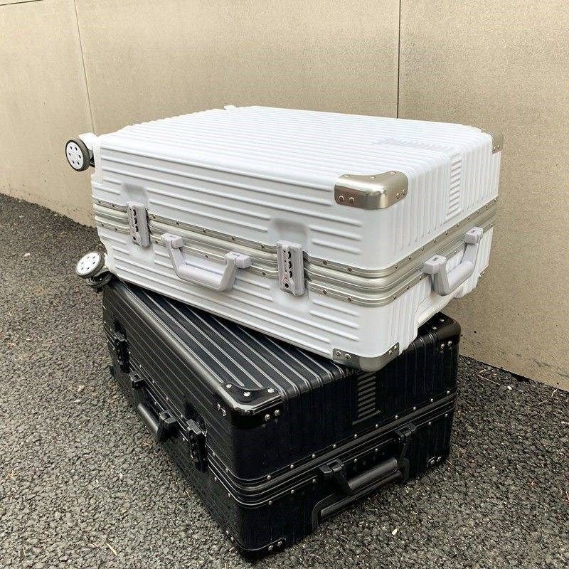 韩版铝框行李箱女拉杆箱男密码箱旅行箱包26学生24皮箱20寸28箱子 - 胖卸旗舢店企业店出品