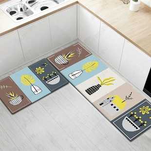 卡通厨房地吸水吸油脚垫长条垫垫子家用防滑地垫门口进门门地垫毯