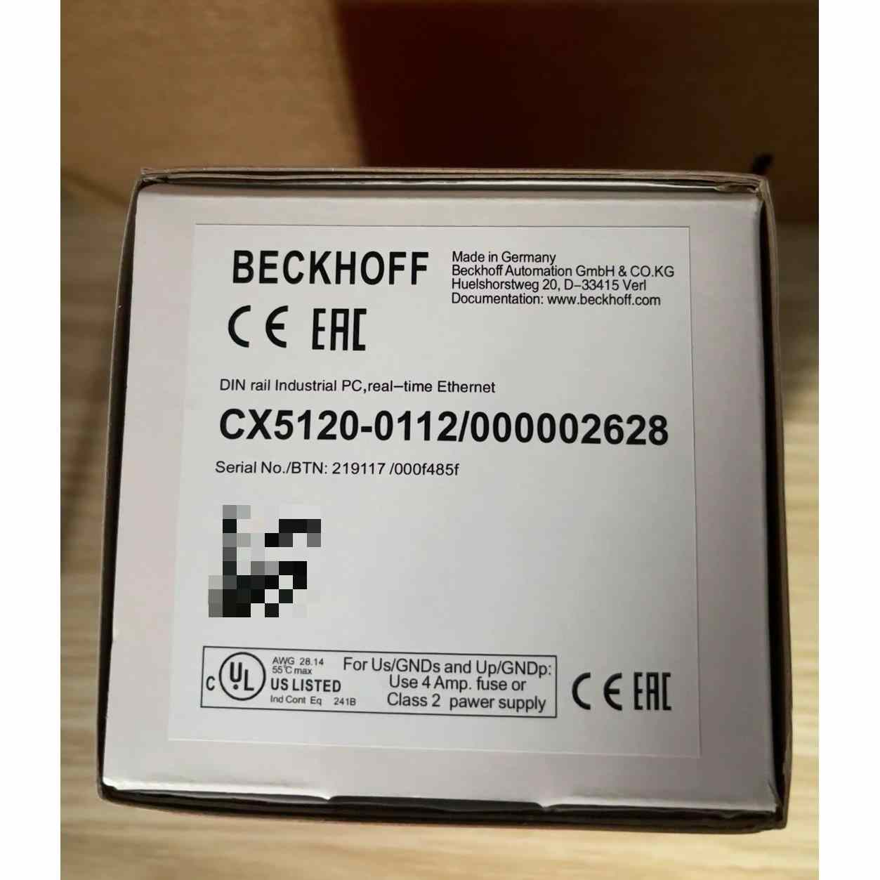 倍福PLC模块 CX5120-0112/2GB CX51