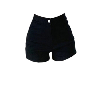 200斤外贸特大码女装速卖通亚马逊欧美风美式弹力牛仔短裤显瘦潮