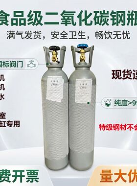 食品级二氧化碳可乐机专用气瓶商用起泡机糖浆扎啤酒通用10升气罐