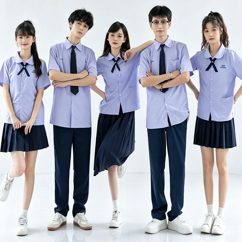 班服泰国校服初高中生合唱演出运动会学院风泰式制服jk百褶裙套装