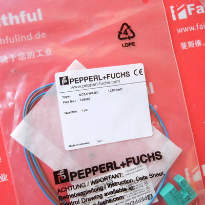 Pepperl+Fuchs 106567 倍加福全新接近传感器 SC3.5-N0-BU