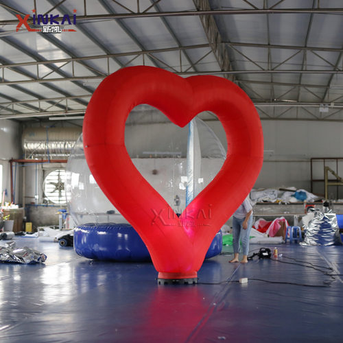 LED灯光爱心气模婚礼情人节装饰爱心道具模型