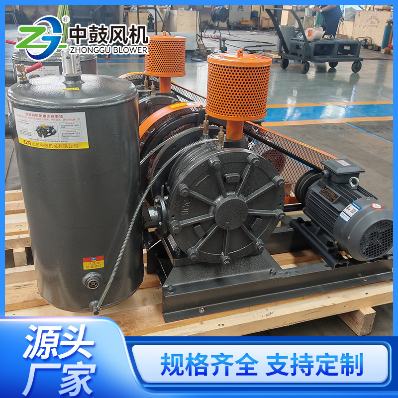 251SS-0.55KW污水处理回转风机中鼓回转式鼓风机低噪音污水处理