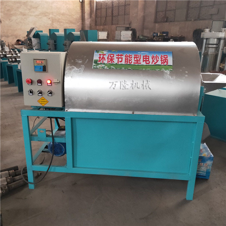 多功能滚筒炒锅气电柴火多用型炒料机可移动式全自动温控炒货机