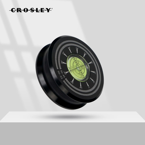 CROSLEY发烧LP黑胶唱片镇HiFi铝合金压镇带水平仪测速专用碟镇