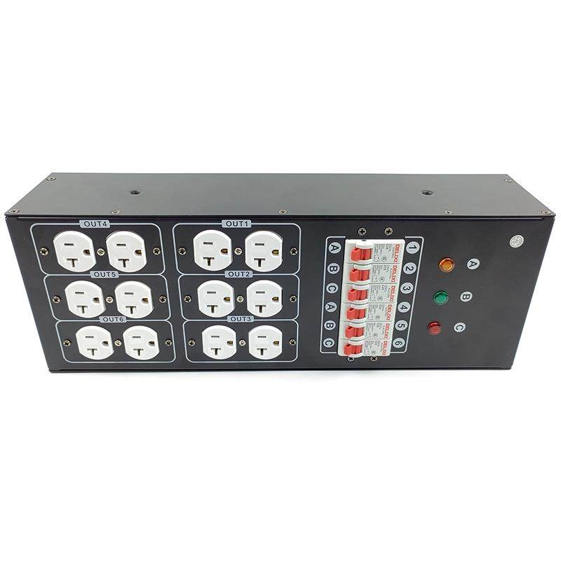 6路美规配电箱32A 美插便携式舞台配电箱三相五线舞台灯电柜电箱,电子/电工,配电控制柜/控制箱,淘宝优惠券,粉丝福利购,淘宝优惠卷