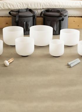 432赫兹高阶准音水晶钵音乐碗瑜伽钵颂钵打碗乐器厂家直销