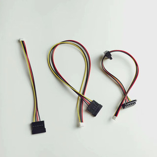 15P母转小4PIN母2.0mm间距转SATA PH主板供电线ITX电源线SATA母