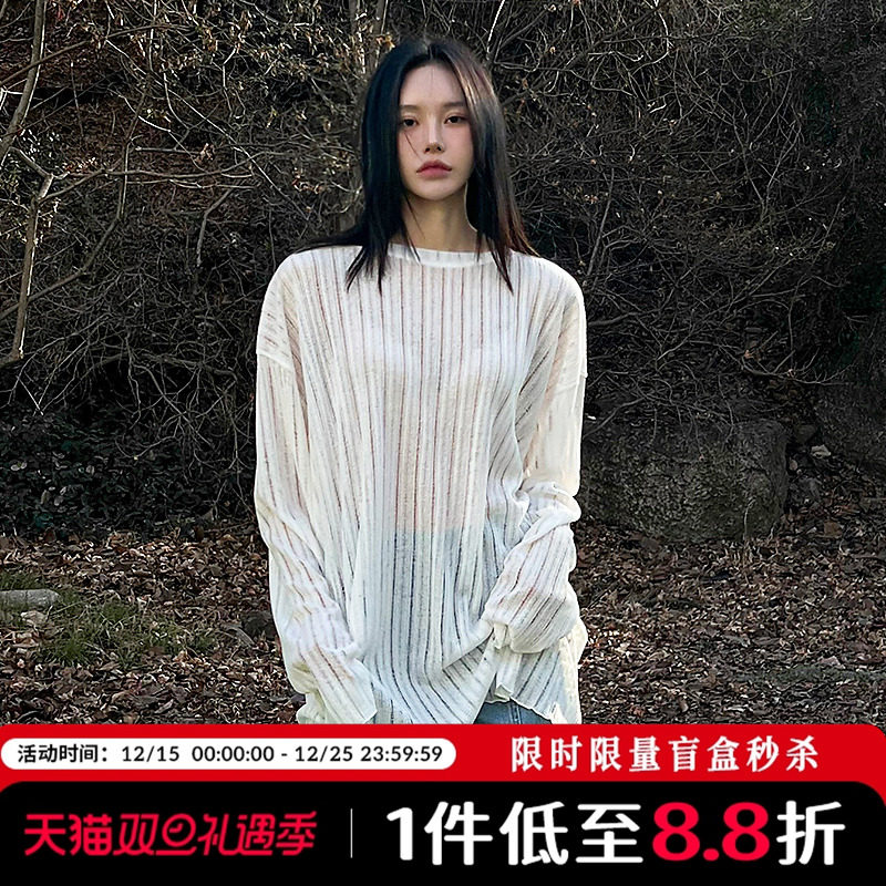 Mathieu微透长袖T恤女