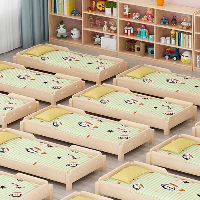 幼儿园午睡床实木叠叠床家用托管班小学生午睡床儿童床轻奢其它