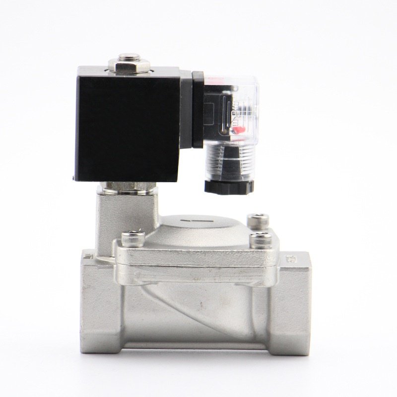 304不锈钢2寸8DN15高压20电磁控制阀25水气用40AC220V504分6分1寸