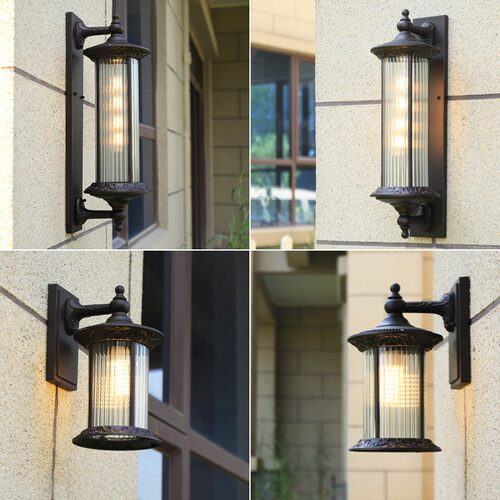 LED户外灯防水洗墙灯长条壁灯Wall light室外复古壁灯墙灯庭院灯