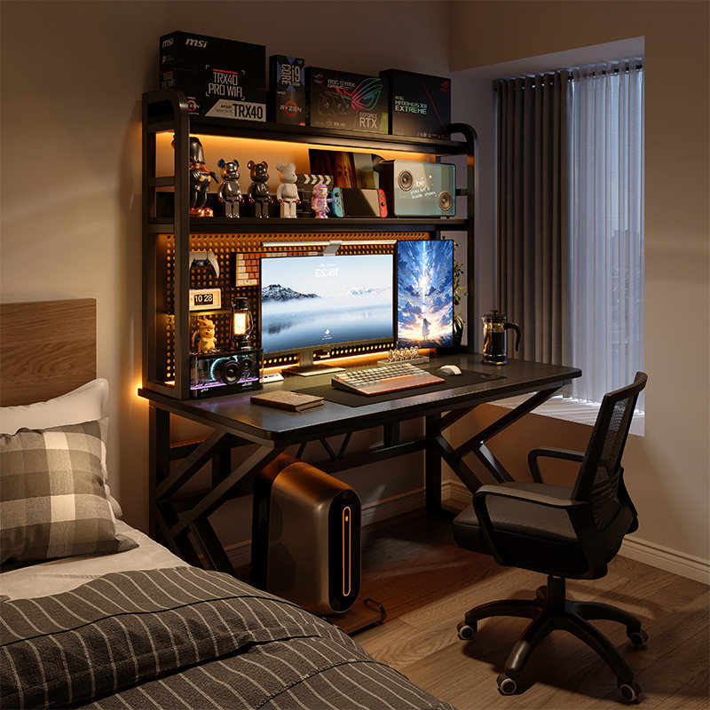 台式电脑桌卧室家用书桌书一体桌子办公桌洞洞板电竞桌椅套装,橡塑材料及制品,其他塑料制品,淘宝优惠券,粉丝福利购,淘宝优惠卷