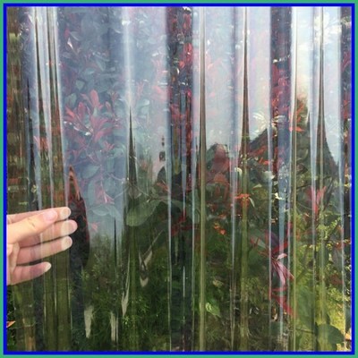 PC树脂全透明阳光板透明瓦雨棚屋檐阳光房玻O璃亮瓦蔬菜大棚采光