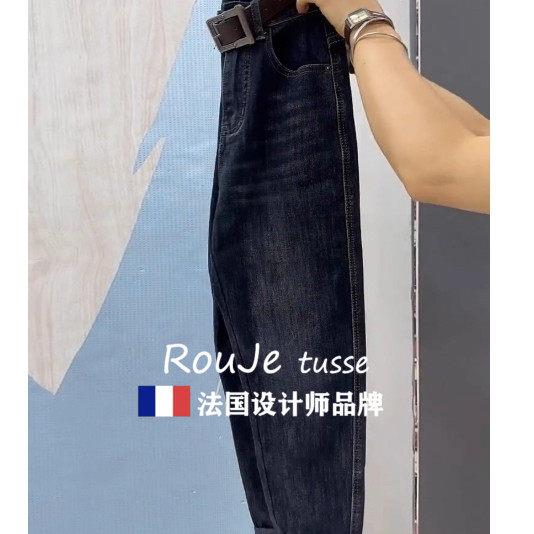 国Ro73960669uje tusse欧货胖mm宽哈伦老爹裤大尺码松九法子分牛