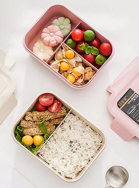 日DP28552常班 韩式盒当可微波炉加热分格大容量饭便盒上族便携密