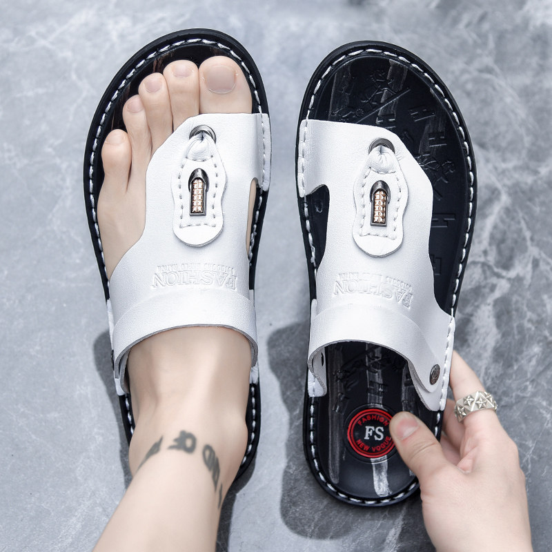 男士凉鞋夏季2024新款外穿沙滩开车人字拖鞋男潮流两用凉拖男个性,流行男鞋,人字拖,淘宝优惠券,粉丝福利购,淘宝优惠卷