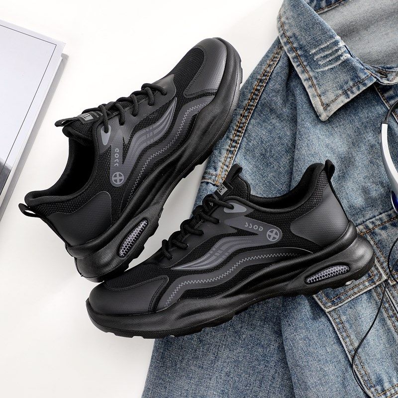 网面飞织男鞋2025夏季休闲百搭透气运动跑步鞋子男软底轻便老爹鞋,流行男鞋,时尚休闲鞋,淘宝优惠券,粉丝福利购,淘宝优惠卷