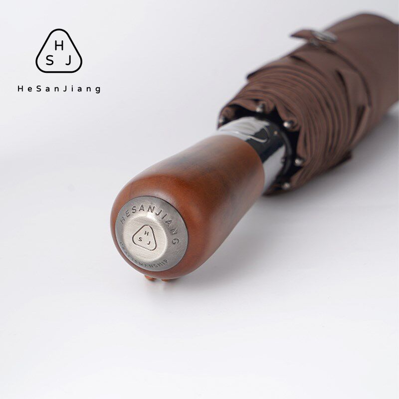 英伦商务简约轻便雨伞男女士w加固结实抗风高颜值复古全自动折叠