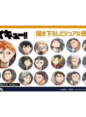 现货COSPA排球少年65mm海报柄角色吧唧徽章Ver.1.0