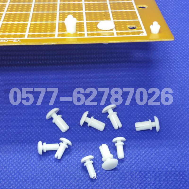 尼龙R4060膨胀铆钉 塑料子母扣铆钉 黑尼龙固定扣 膨胀卡扣塞头