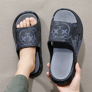 运动拖鞋男士夏季户外2025新款家居室内耐磨防滑防臭男生凉鞋男式