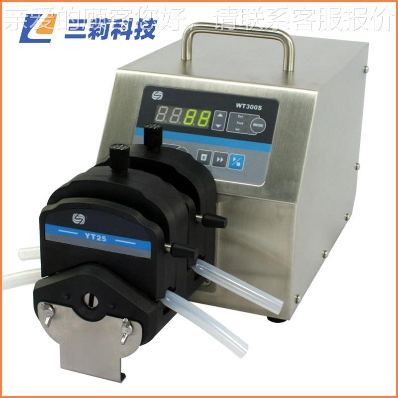 弗 WT300 S调速型蠕动泵YT泵头不锈钢机壳WT300S调四雷通道动蠕泵