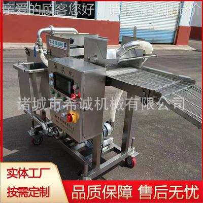 希LHE诚自动天妇罗海苔上机 自动设化淋喷式热挂浆机浆 巧克力熔